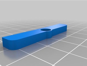 Glas-Bett-clip zurück 3d Drucker Teile 3-Punkt-Ebene Leitung Bett beheizte build Plattform prusa i3 3d print model - Mito3D