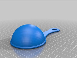 measuring spoonscoop 50 gramme kitchen dining customized 3d print model - Mito3D