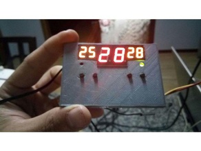 caso termostato terperature controlador de w1401 termostat 3d impressão 3d print model - Mito3D