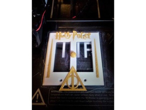 harry potter rocker anahtarı dekor 3d print model - Mito3D