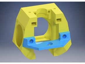 capteur inductif de montage sculptr delta 3d l'imprimante pièces auto bed leveling butée sonde 3d print model - Mito3D