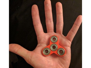 mini fidget spinner diseñada para niños los juguetes juegos mano juguete de triple trispinner 3d print model - Mito3D