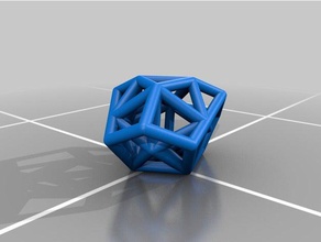stellated icosahedron 3d printing 3d print model - Mito3D