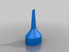 kleine Silikon-Form-casting-Trichter Haushalt angepasst 3d print model - Mito3D
