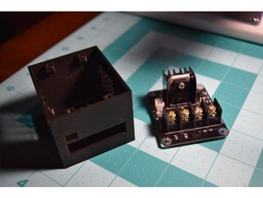 3d-Drucker erhitzt Bett-power-Modul-Gehäuse Teile heatbed Heizung - mosfet power control Netzteil Rampen 14 3d print model - Mito3D