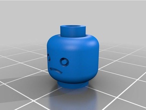 openscad lego cabeza de la construcción juguetes 3d print model - Mito3D