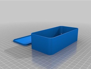 my customized round box standoffs lid 3d printing tests 3d print model - Mito3D