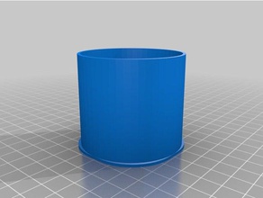 tubo de la cubierta malla partes personalizado 3d print model - Mito3D