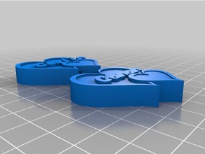 ceylin kalp anahtarlik organizzazione personalizzato 3d print model - Mito3D