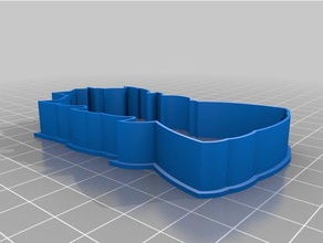 papier de pêche à l'emporte-pièce cuisine manger 3d print model - Mito3D