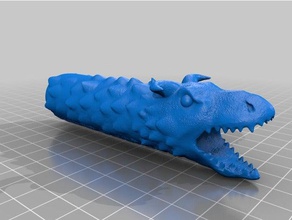 golpe de dardo acessório tubo pvc diy dragão 3d print model - Mito3D