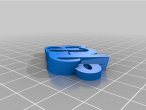 fcb Schlüsselanhänger angepasst 3d print model - Mito3D