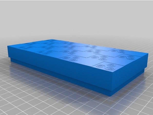 celtic satranç kutusu remix oyunlar kutu tahtası 3D print model - Mito3D