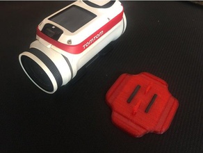 tomtom bandit cable tie mount Kamera action-cam Kamera-Halterung 3d print model - Mito3D