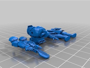 super-soldado de brinquedo 3d impressão 3d print model - Mito3D