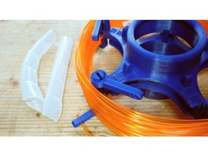unlockable loose filament spool 3d printer accessories makesea snapfit snap together 3d print model - Mito3D