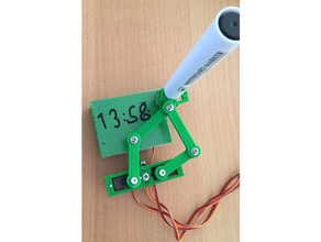 trama orologio braccio markerholder remix robotica 3d print model - Mito3D