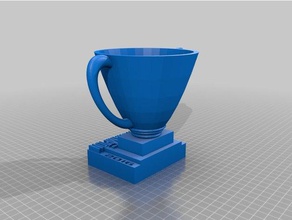 tech trofeo 3d stampa 3d print model - Mito3D