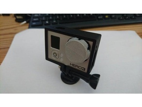 gopro hero3 Objektiv-Abdeckung Kamera 3d print model - Mito3D