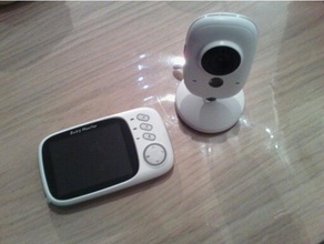 baby videophone mount peg perego stroller camera 3d print model - Mito3D