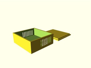 box 01 strumento i titolari caselle openscad parametrico 3d print model - Mito3D