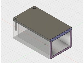 parametrico custodia l'elettronica box recinzione elettronica proj progetti 3d print model - Mito3D
