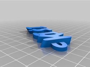 nombre llavero de kristi llaveros personalizado 3d print model - Mito3D