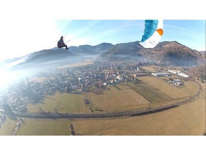 siga chase cam parapente deporte al aire libre de la cámara montaje a volar gopro concentrador kite 3d print model - Mito3D