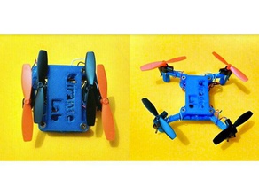 articulated drone 7mm motors sport outdoors 3dprinting articulation 3d print model - Mito3D