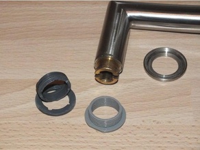 glass door lock handle screw m22x15 replacement parts 3d print model - Mito3D