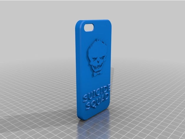 iphone 5 suicide squad joker case mobile batman 3D print model - Mito3D