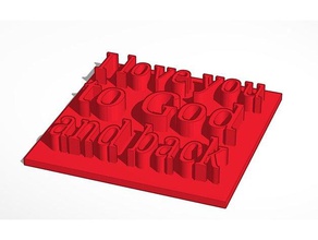 l'amore è il segno i segni loghi design tinkercad 3d print model - Mito3D
