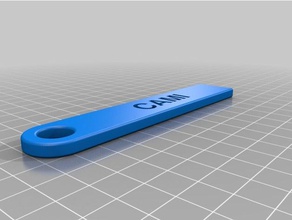 minha personalizado chave da cadeia de cami acessórios 3d print model - Mito3D