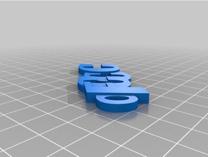 fccc v7 Schlüsselanhänger angepasst 3d print model - Mito3D