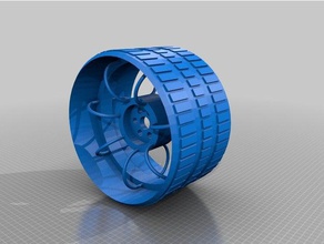 rover wheel vehicles tire wheels 3d print model - Mito3D