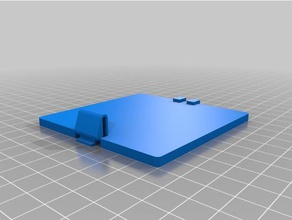 my customized battery cover creator 3 electronics 3d print model - Mito3D