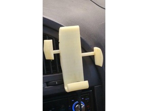 vertical car ventuniversal phone mount automotive 3d print model - Mito3D