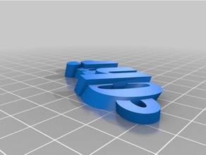 meu personalizados iamburnystext nome de chaveiro, pingente organização 3d print model - Mito3D