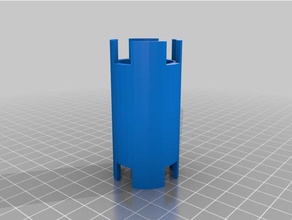 vespa de rolos impressão adaptador partes código barras rótulo titular impressora 3d print model - Mito3D