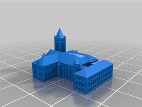altgeld hall de los edificios estructuras 3d print model - Mito3D