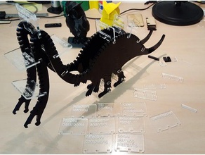hypeosaur diğer hediye hype eğrisi yutturmaca döngüsü lasercutter lasercutting görselleştirme 3d print model - Mito3D