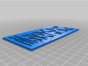 makerspace-Schablone engineering 3d print model - Mito3D