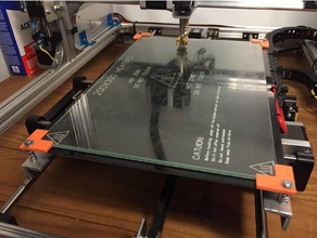 Stampa 3d letto angolare di vetro clip la stampante parti Stampante borosilicato heatbed 200x300 k8200 velleman 3drag 3d print model - Mito3D