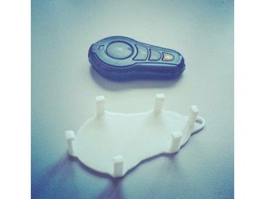 viper remote start key fob holder gadgets jeep keychain keyfob 3d print model - Mito3D