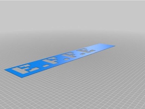 my customized stencils signs logos 3d print model - Mito3D