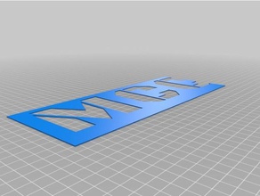 morts des signes les logos personnalisé 3d print model - Mito3D