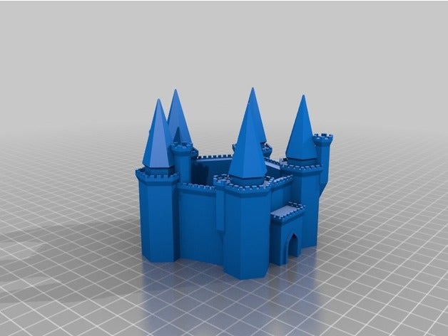 il mio personalizzato fortezza medievale generatore gli edifici strutture 3D print model - Mito3D