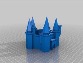 meine angepasste mittelalterliche Festung generator Gebäude Strukturen 3d print model - Mito3D