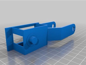 mg995 braço do servo suporte robótica 3d print model - Mito3D