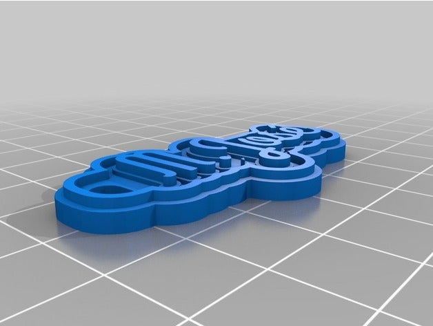 mjos&eacute Schlüsselanhänger angepasst 3D print model - Mito3D